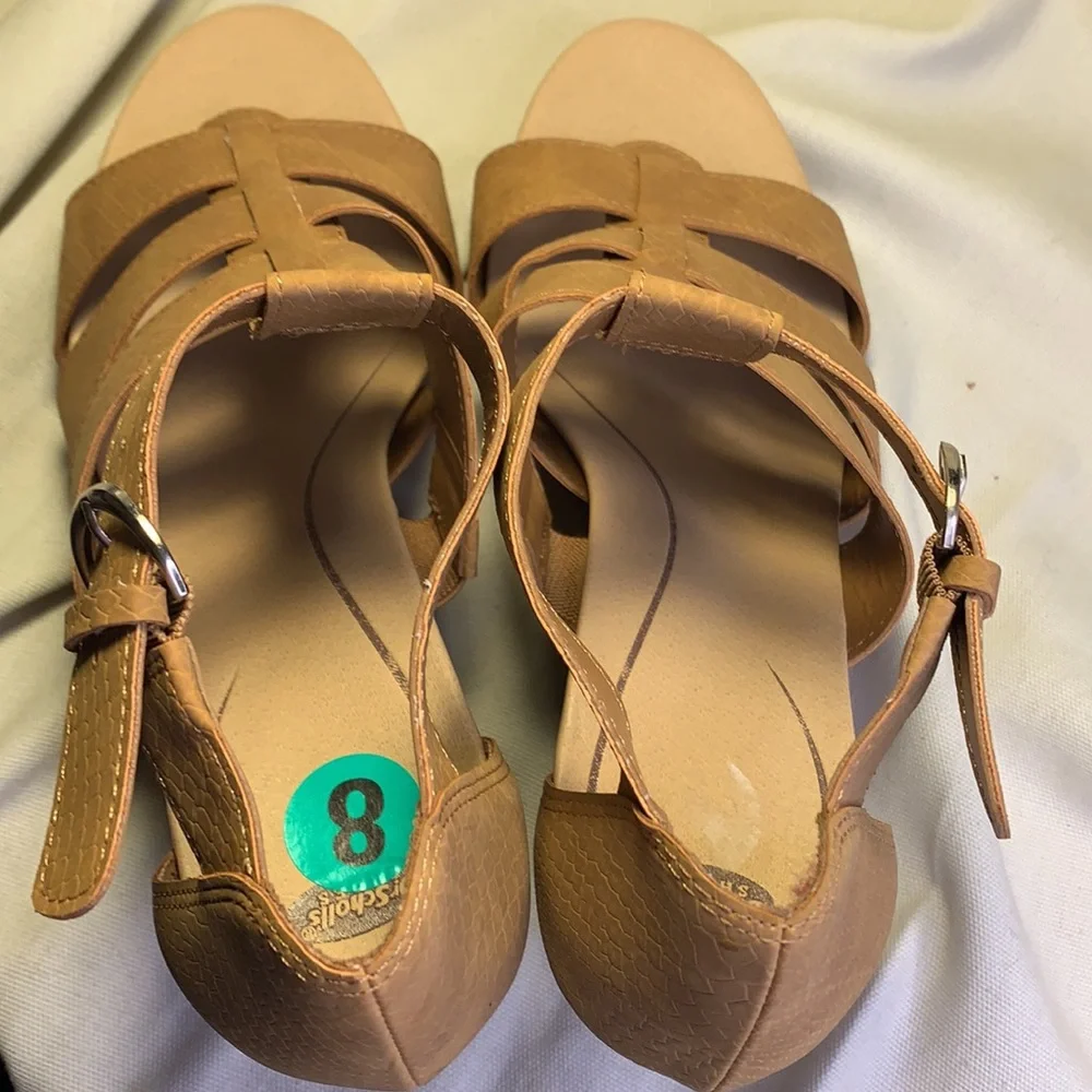 NWOT Dr Scholl’s wedge never worn comfy boho shoes